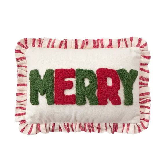 Merry Hook Pillow NEW - Picture 1 of 2